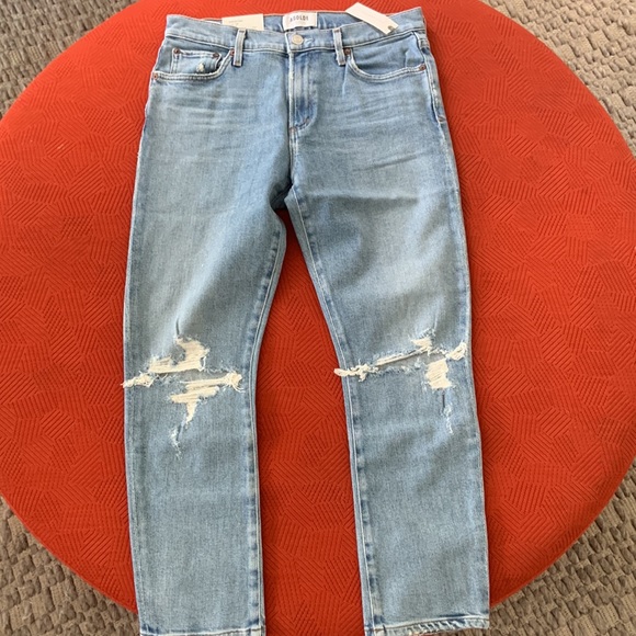 SOLD// NWT Agolde Toni Straight Slim Jeans - Picture 2 of 6